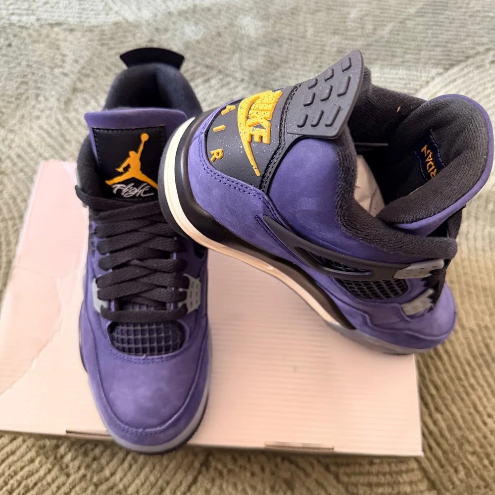 Nike Air Jordan 4 Retro Canyon Purple Imperial Purple FV5029-500 Mens 5